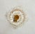 1960s French Style Custom Designed Crystal Waterfall Flush Mount Chandelier – 1 Light For Sale - Image 4 of 18