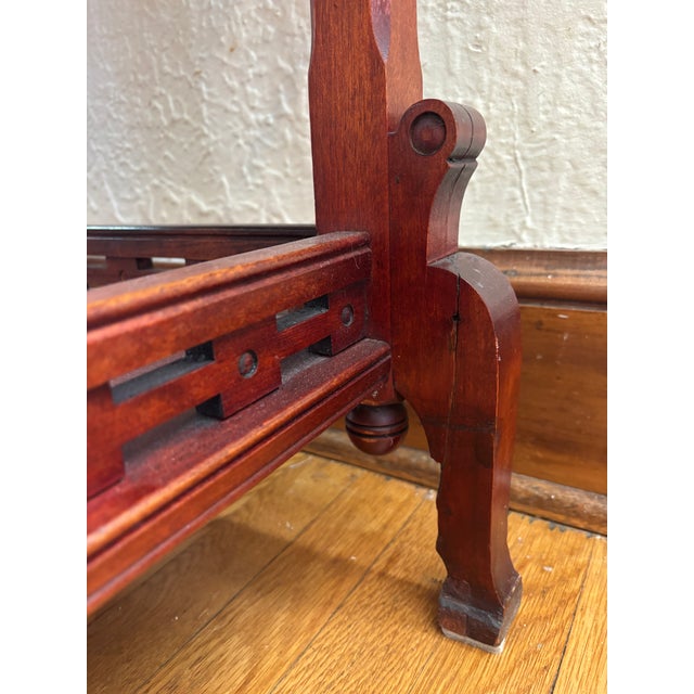 Early 20th Century Victorian Ball and Stick Dry Bar Table For Sale - Image 13 of 14