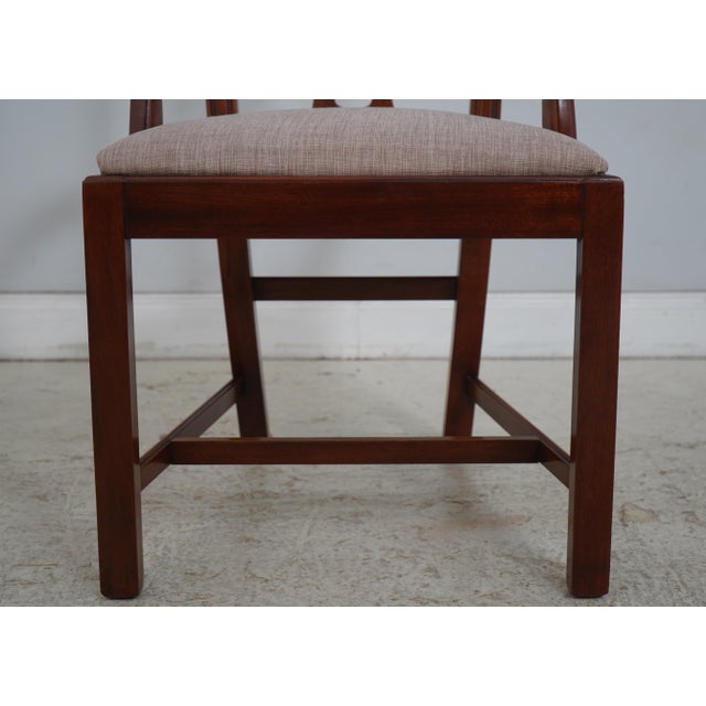 Set of 8 Hickory Chair Co Mahogany Dining Room Chairs For Sale - Image 9 of 18