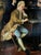 Wood Late 20th Century Biedermiere Style Framed Reproduction Painting of “Game of Chess” by German Artist Carl Herpfer For Sale - Image 7 of 12