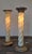 Alabaster and Marble Twisted Column Shaped Floor Lamps, France, 1960s, Set of 2 For Sale - Image 4 of 10