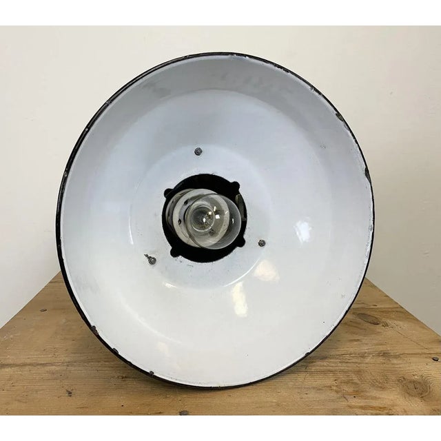 Industrial Factory Pendant Lamp from Elektrosvit, 1960s For Sale - Image 14 of 15
