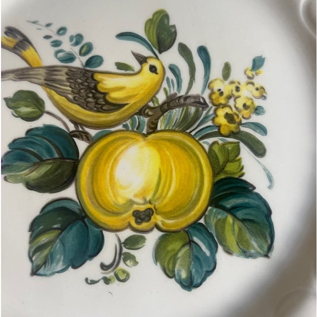 Ceramic Fruit or Dessert Plates by Villeroy & Boch, Set of 6 For Sale - Image 7 of 9