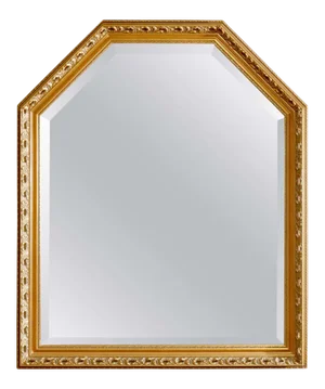 Vintage Large Continental Style Giltwood Wall Mirror, 20th Century