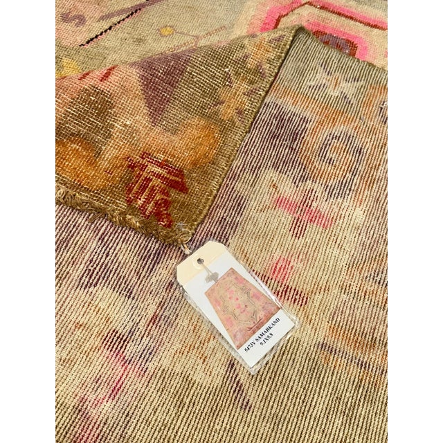 Antique Samarkand Rugs: The desert oasis of Khotan was an important stop on the Silk Road. The people of Khotan were...