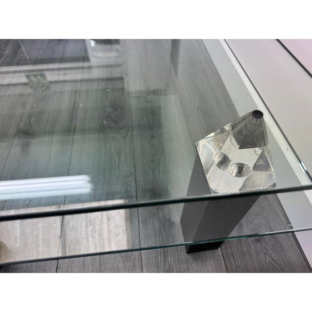 1970s Two-Tiered Architecture Coffee Table by Lella and Massimo Vignelli, 1970s For Sale - Image 5 of 11