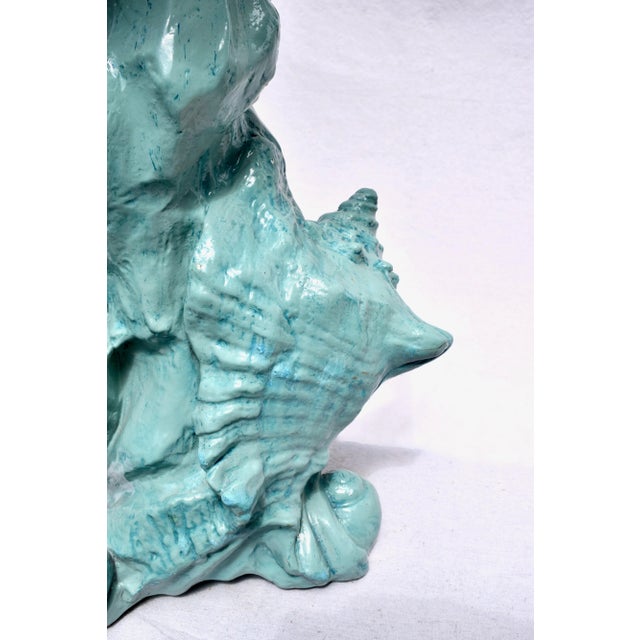 Sirmos Vintage Sirmos Table Lamp With Coastal Conch Shell Motif For Sale - Image 4 of 6