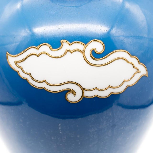 Porcelain Dragon Vase by Heinz Schaubach for Schaubach Kunst, 1920s-1930s For Sale - Image 12 of 13