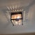 This flush mount fixture is a truly unique fixture that is a recreation of an old style of light with a suspended crimped...