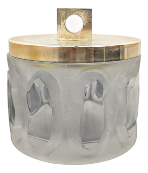 Vintage Crystal Ice Bucket, 1980s