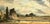 Oil painting on Belgian linen laid down on mahogany board of an English landscape in the style of Constable. Cypress trees...