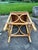 Vintage Wicker Rattan End / Drinks Table Mid 20th Century For Sale - Image 13 of 14