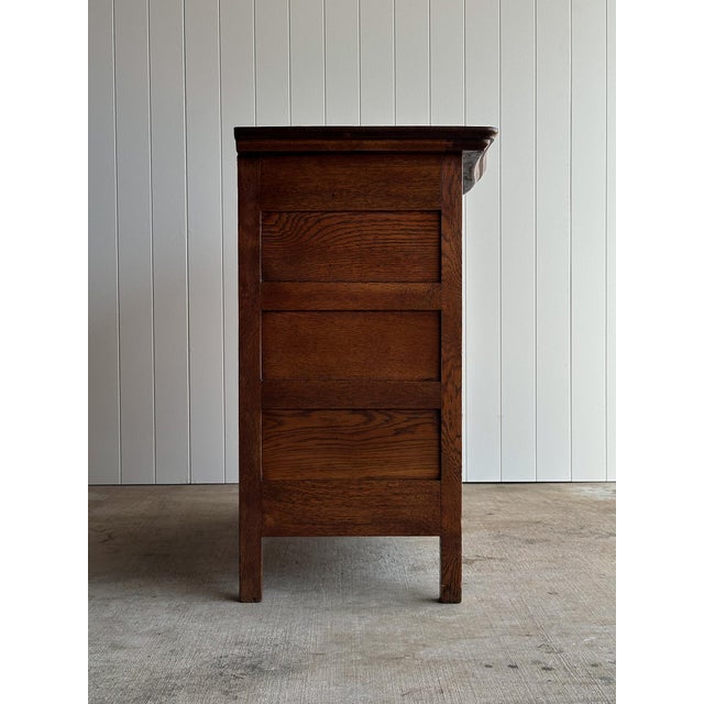 Antique Oak Chest of Drawers, Late 19th Century For Sale - Image 14 of 15
