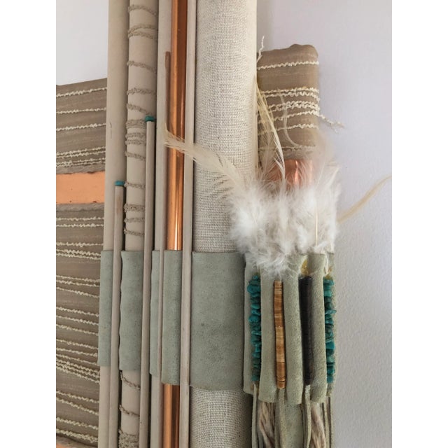 1980s 1980s Postmodern Textile Wall Art For Sale - Image 5 of 7