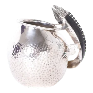 Silver Plate Pitcher With Lizard Handle