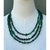 Vintage Boho Malachite Three-Stranded Necklace For Sale - Image 11 of 12