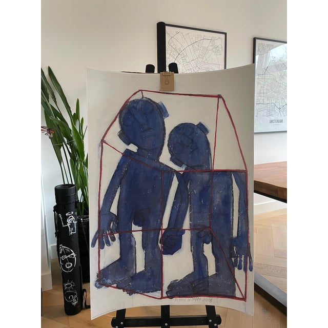 Petrus De Man, Untitled, 2008, Silk-Screen, in Good conditions. Designed from 2000