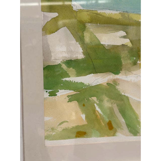Paper Lars Bertle, Ireviken, Gotland, 1960s, Watercolor on Paper, Framed For Sale - Image 7 of 13