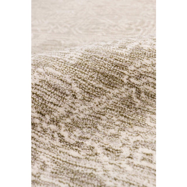 Modern Pasargad Home Modern Green Area Rug, 5' 0'' X 8' 0'' For Sale - Image 3 of 5