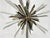 Brass & Nickel "Sunburst" Chandelier by Remains Lighting of New York For Sale - Image 11 of 18
