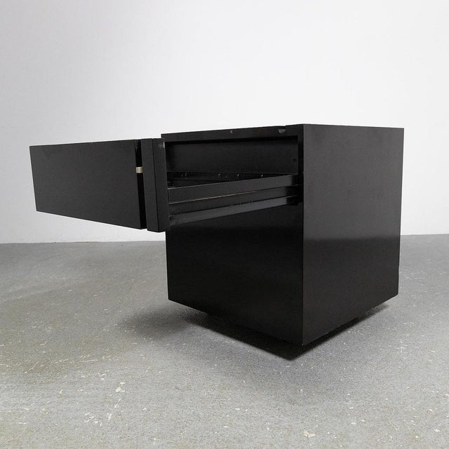 Brown Bar Trolley by Franco Bettonica for Cini and Nils, 1970s For Sale - Image 8 of 14