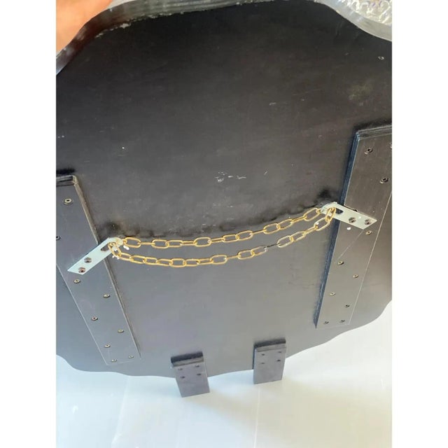 Hand-Carved Venetian Oval Mirror by Simoeng For Sale - Image 8 of 13