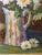 White Impasto Impressionistic Painting of Daisies in the Style of Van Gogh For Sale - Image 8 of 13