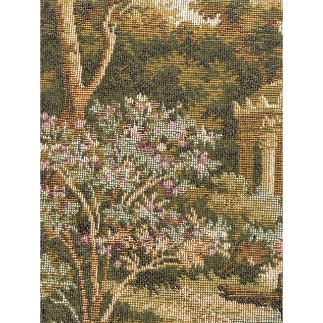 Vintage French Aubusson Jacquard Tapestry, 1980s For Sale - Image 6 of 14