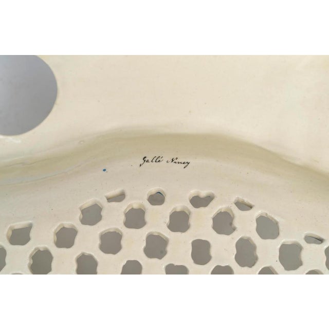 20th Century Porcelain Inkwell by Emile Gallé For Sale - Image 10 of 11