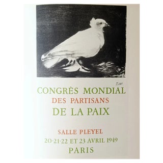 Pablo Picasso, World Congress of Partisans of Peace 1949, Original Lithograph For Sale