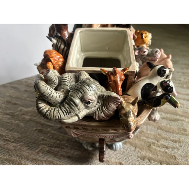 Fitz & Floyd Ceramic Noah's Ark For Sale - Image 15 of 18