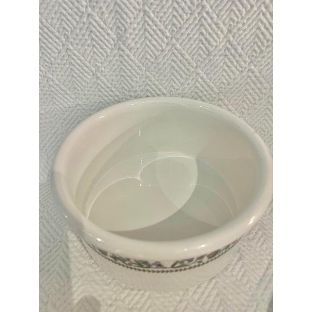 Ceramic Vintage Portmeirion Pottery Stoke on Trent Botanic Garden Covered Casserole Dish For Sale - Image 7 of 10