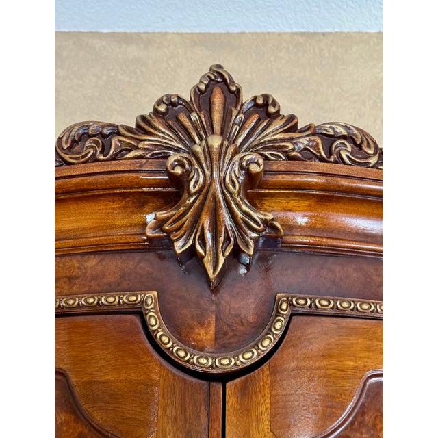 Wood Henredon Armoire French Louis XVI Provincial Style For Sale - Image 7 of 12