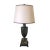 WIldwood Marble Urn Lamp With Shade With Antique Bronze Patina Brass Base and Accents For Sale - Image 12 of 12