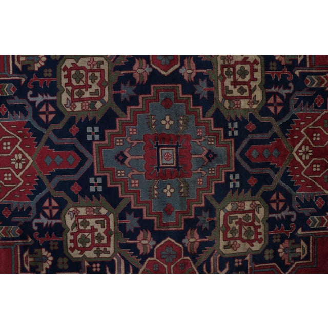 1910s Antique Turkish Isparta Rug With Red Open Field and Medallion | Rug and Kilim For Sale - Image 5 of 10