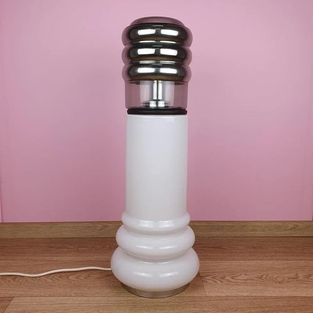 Mid-Century Glass Floor Lamp from Peil & Putzler, 1960s For Sale - Image 13 of 13