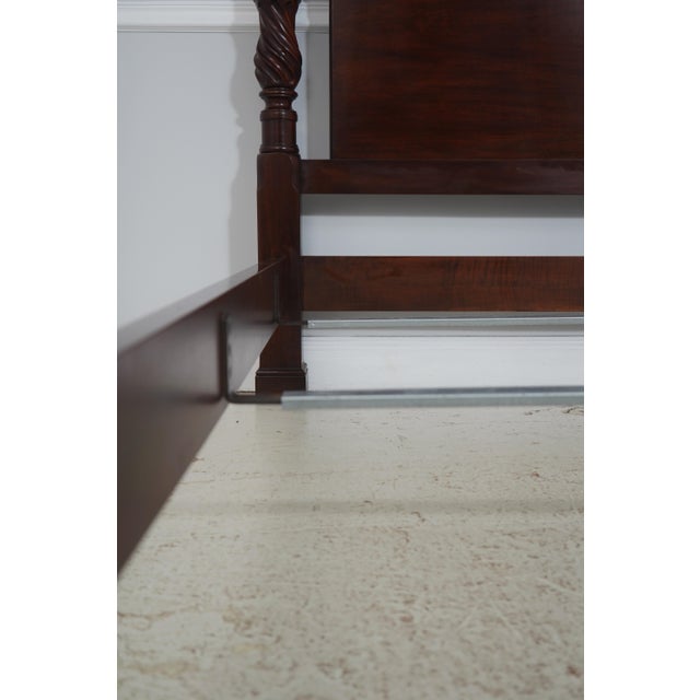 Henkel Harris King Size Model 172 Mahogany Poster Bed For Sale - Image 13 of 17