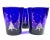 Culver Ltd. Mid-Century Modern Cobalt Blue Holiday Cocktail Glasses Culver For Sale - Image 4 of 11