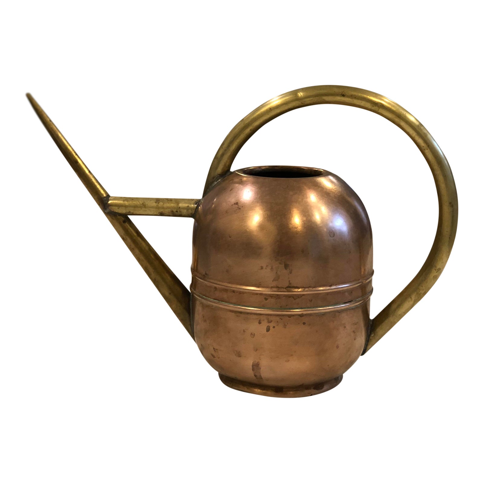 Vintage Chase Copper & Brass Watering Can Chairish