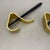 Brass Wardrobe Hook Coat Rack Elements in the style of Carl Auböck, Austria, 1950s, Set of 3 For Sale - Image 16 of 18
