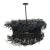 Arteriors Filamento Black Rattan Chandelier For Sale
