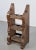 Brutalist Vintage Japandi Oak Brutalist Wine Rack, 1950s For Sale - Image 3 of 10