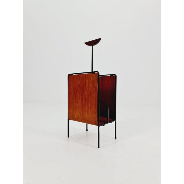 Mid-Century Danish Teak Magazine Rack, 1960s For Sale - Image 9 of 10