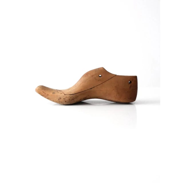 Early 20th Century Antique Wood Shoe Last For Sale - Image 5 of 8