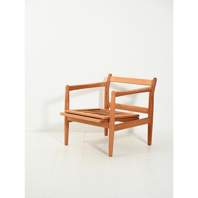 Vintage Norwegian Armchair by Harry Moen for Bruksbo, 1960s For Sale - Image 6 of 13