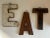 Shabby Chic Vintage Wood Letters Sign "Eat" - 3 Pieces For Sale - Image 3 of 8
