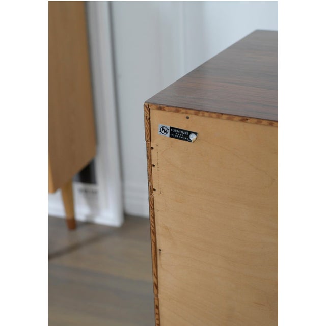 Wood Kai Kristiansen Mid-Century Rosewood Four Drawer Chest, Denmark 1960 For Sale - Image 7 of 7