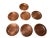 Early 20th Century Eight Antique Hand Hammered Copper Chargers - Set of 8 For Sale - Image 4 of 4