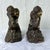 Traditional Vintage Brass Bookends “The Thinker” - A Pair For Sale - Image 3 of 6