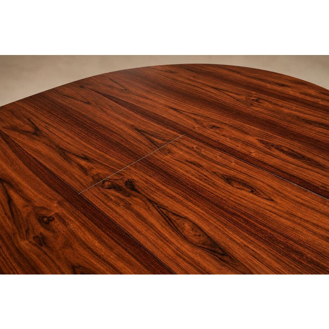 Extendable Rosewood Dining Table by Jorge Jabour, Brazilian Modern, 1950s For Sale - Image 14 of 18